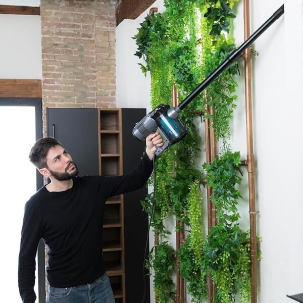 Aspirador Vertical Conga Thunderbrush 560. 2 en 1, 600 W, Tecnología ciclónica, Filtro de Alta eficiencia, Radio de acción 6 Metros, Incluye 2 Accesorios - Imagen 9